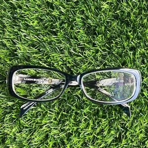 ALAIN MIKLI Blue Lucite Eyeglasses